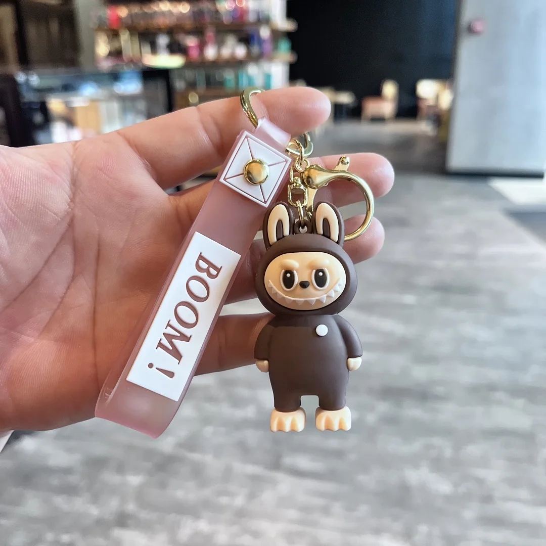 Cartoon Straw Hat Labubu Small Sheep Key Chain Pendant Cute Labubu Doll Schoolbag Car Key Pendant Accessories Gift Cartoon Straw Hat Labubu Small Sheep Key Chain Pendant Cute Labubu Doll Schoolbag Car Key Pendant Accessories Gift
