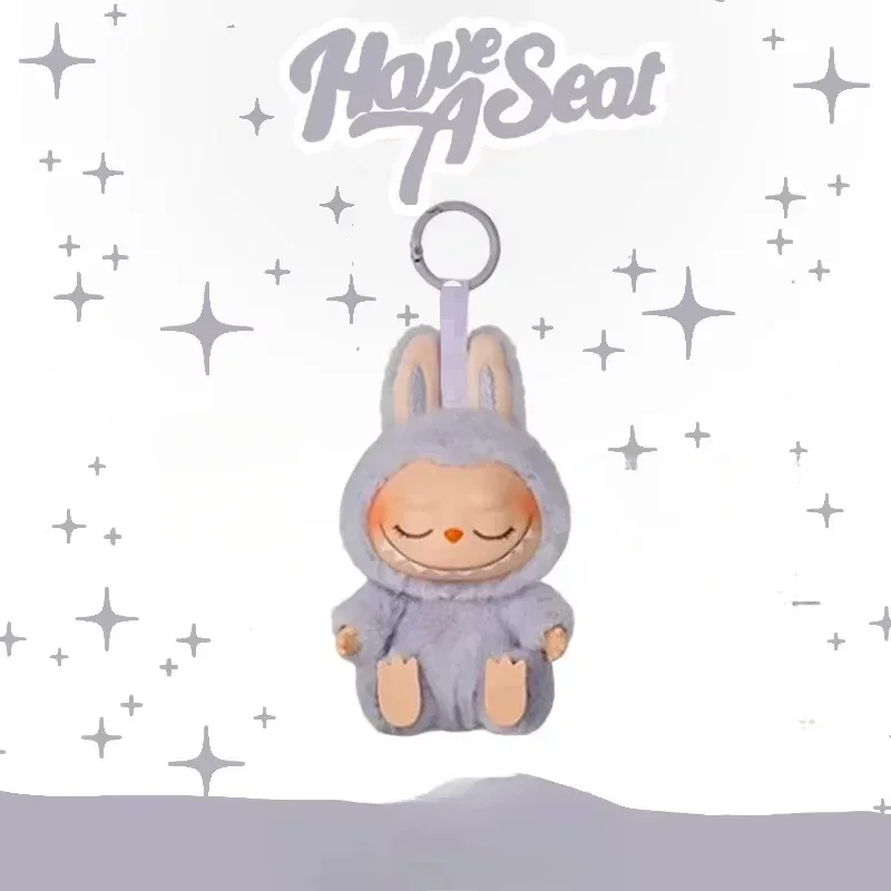 Cute For Labubu The Monsters Doll Blind Box Heart-Moving Macaron Mokoko Anime Figures Guess Bag Hanging Pendant Gift