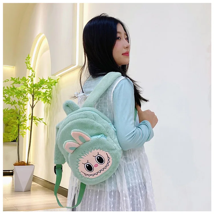 2024 Labubu Bakcpack for Girls Kids Cute Cartoon Plush Doll Bag Student Kawaii Backpack Outdoor Travel Bag 2024 Labubu Bakcpack for Girls Kids Cute Cartoon Plush Doll Bag Student Kawaii Backpack Outdoor Travel Bag