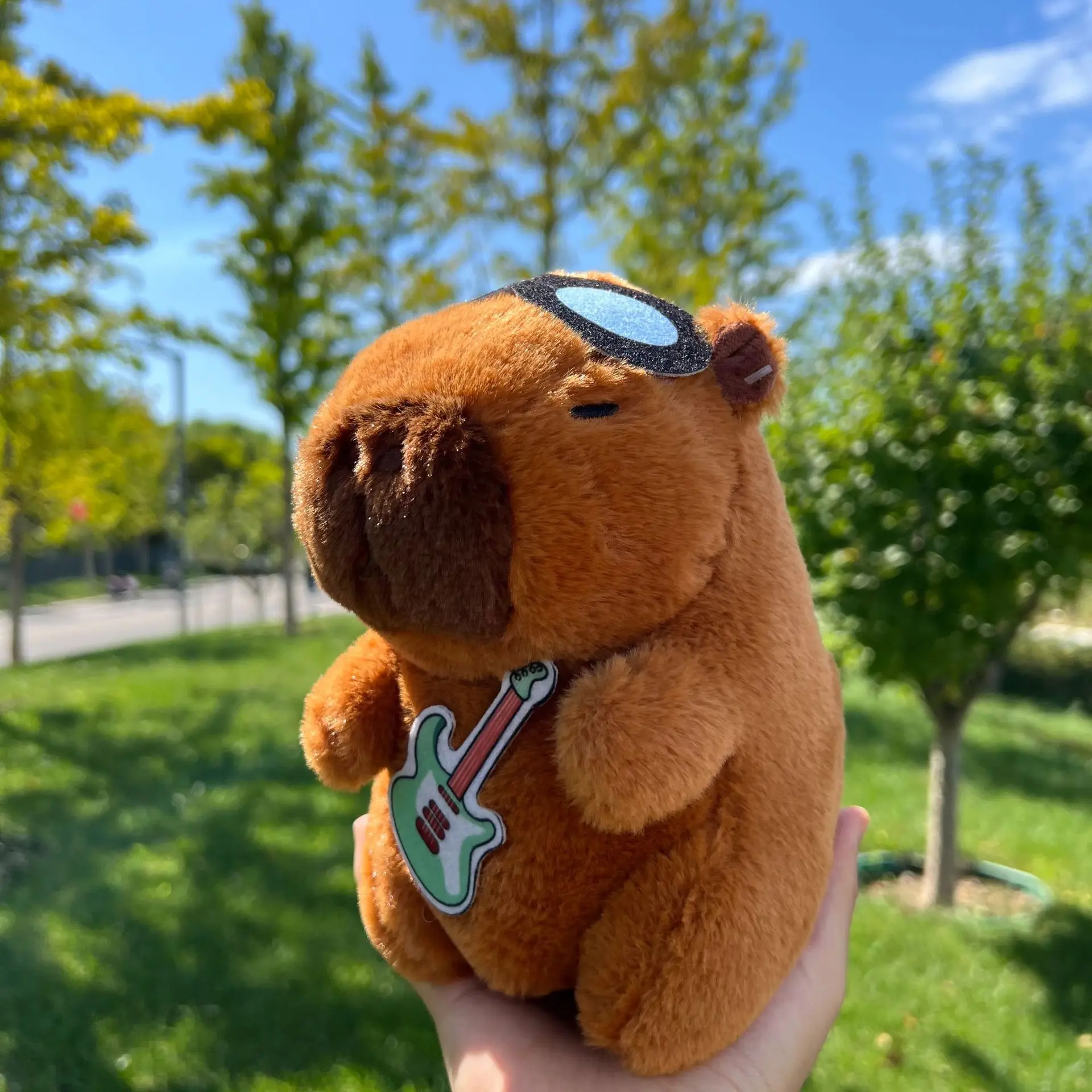 New 21cm Capybara Plush Toy Simulation Capibara Anime Fluffty Toy Cute Soft Stuffed Animals Doll Plush Christmas Gifts for Kids New 21cm Capybara Plush Toy Simulation Capibara Anime Fluffty Toy Cute Soft Stuffed Animals Doll Plush Christmas Gifts for Kids