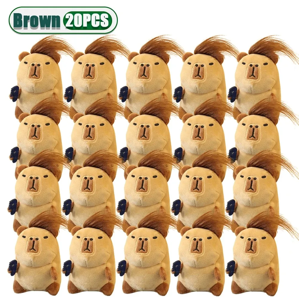 1-20PCS Kawaii Keychain Plush Pendant Explosive Kapybara Plush Pendant Keychain Toys Bag Pendant Doll Car Decoration Doll 1-20PCS Kawaii Keychain Plush Pendant Explosive Kapybara Plush Pendant Keychain Toys Bag Pendant Doll Car Decoration Doll
