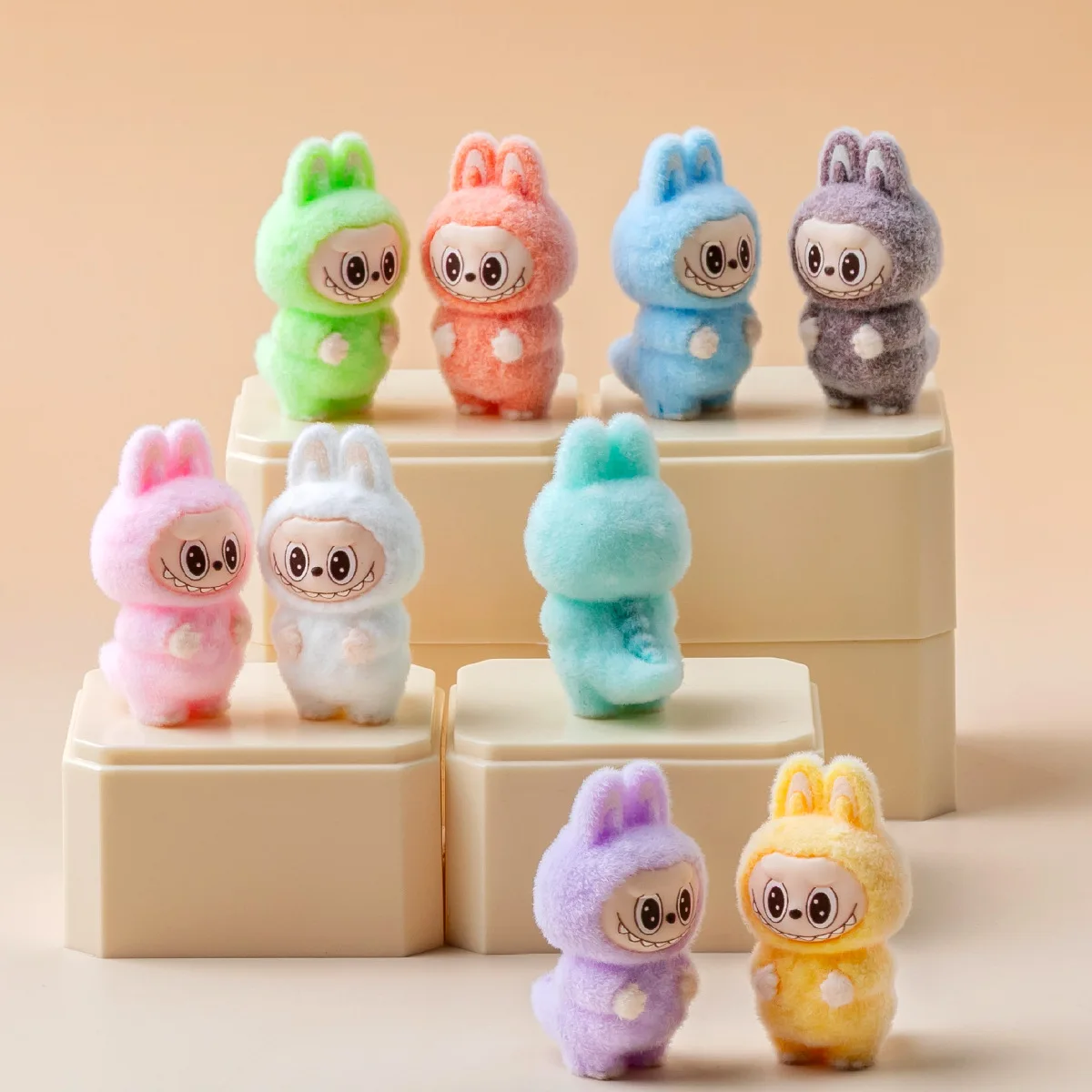 New flocking standing position, leader of Rabu, cute blind bag, DIY decorations, hanging accessories, mini ornaments. New flocking standing position, leader of Rabu, cute blind bag, DIY decorations, hanging accessories, mini ornaments.