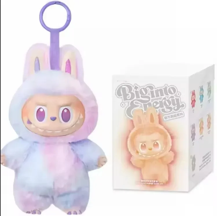 High Quality Macaron For Labubu V3 The Monsters Big Into Energy Series Blind Box Vinyl Plush Doll Pendant Gradient Color Gift