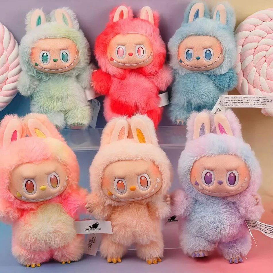 New High Quality Macaron 2 The Monsters Labubu Sitting Party Vinyl Plush Blind Box Decorative Surprise Box Doll Collection Gift