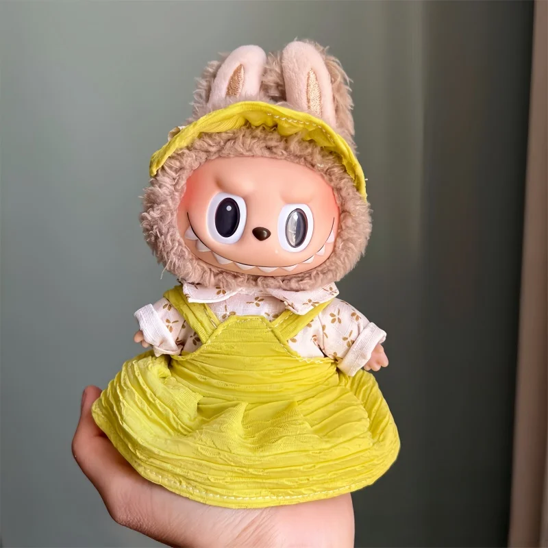 Mini Plush Doll Clothes Outfit Accessories for 17cm Labubu V1 V2 and Multiple Series - The Perfect Attire for Your Doll