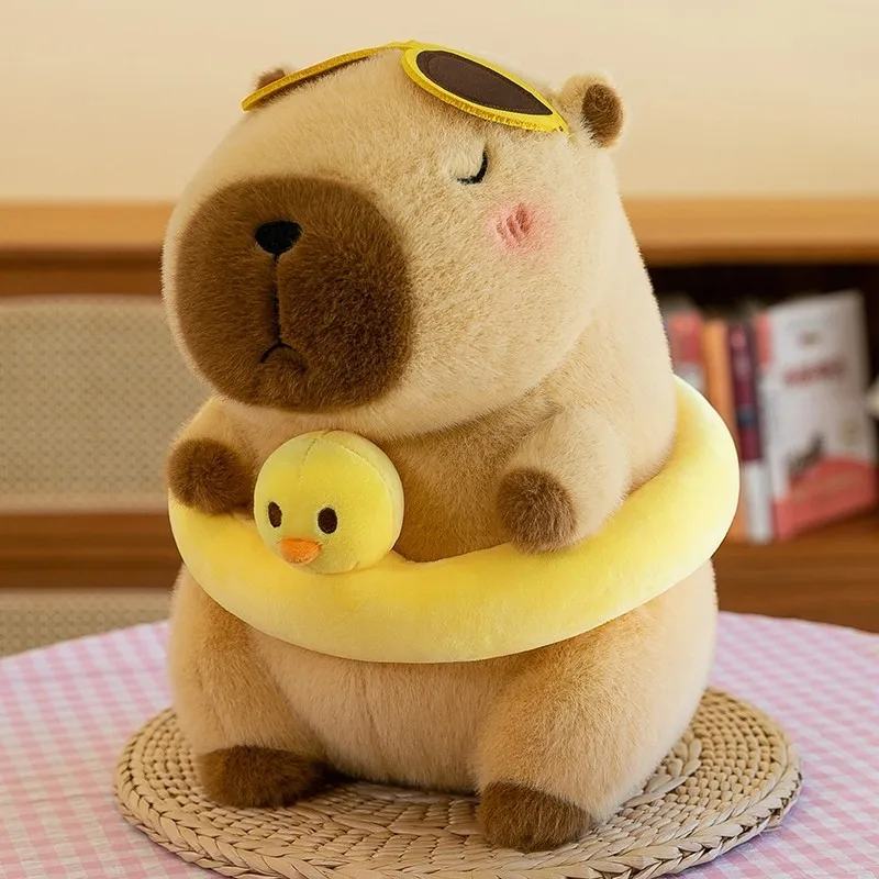 New 21cm Capybara Plush Toy Simulation Capibara Anime Fluffty Toy Cute Soft Stuffed Animals Doll Plush Christmas Gifts for Kids New 21cm Capybara Plush Toy Simulation Capibara Anime Fluffty Toy Cute Soft Stuffed Animals Doll Plush Christmas Gifts for Kids