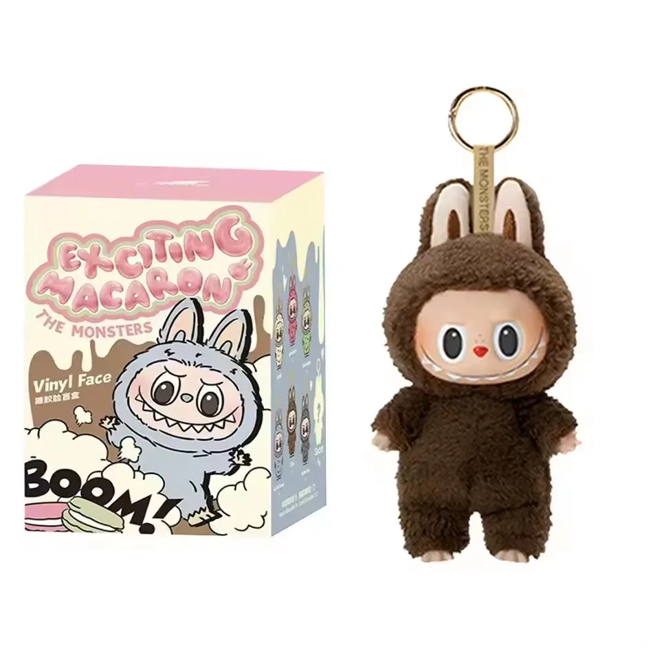 High Quality Macaron For Labubu V3 The Monsters Big Into Energy Series Blind Box Vinyl Plush Doll Pendant Gradient Color Gift