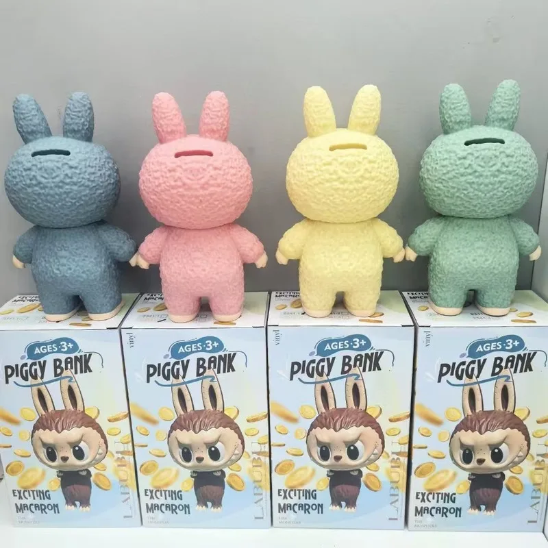 Cute Monster Labubu Piggy Bank Figurine Model Ornament For Children And Students Labubu Coin Piggy Bank Doll Decoration Kid Gift Cute Monster Labubu Piggy Bank Figurine Model Ornament For Children And Students Labubu Coin Piggy Bank Doll Decoration Kid Gift