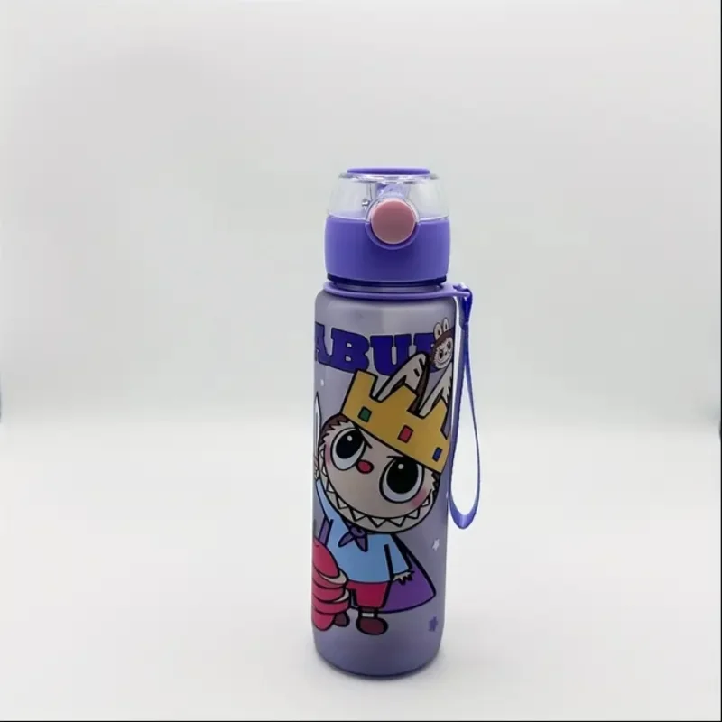 BPA-Free Visually Appealing Cartoon Water Bottle with Straw - Leak-Proof, Portable for Outdoor Sports, Fitness, Travel BPA-Free Visually Appealing Cartoon Water Bottle with Straw - Leak-Proof, Portable for Outdoor Sports, Fitness, Travel