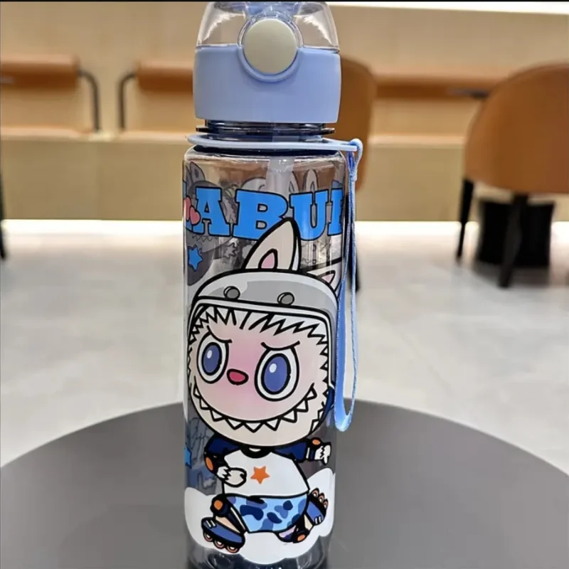 BPA-Free Visually Appealing Cartoon Water Bottle with Straw - Leak-Proof, Portable for Outdoor Sports, Fitness, Travel BPA-Free Visually Appealing Cartoon Water Bottle with Straw - Leak-Proof, Portable for Outdoor Sports, Fitness, Travel
