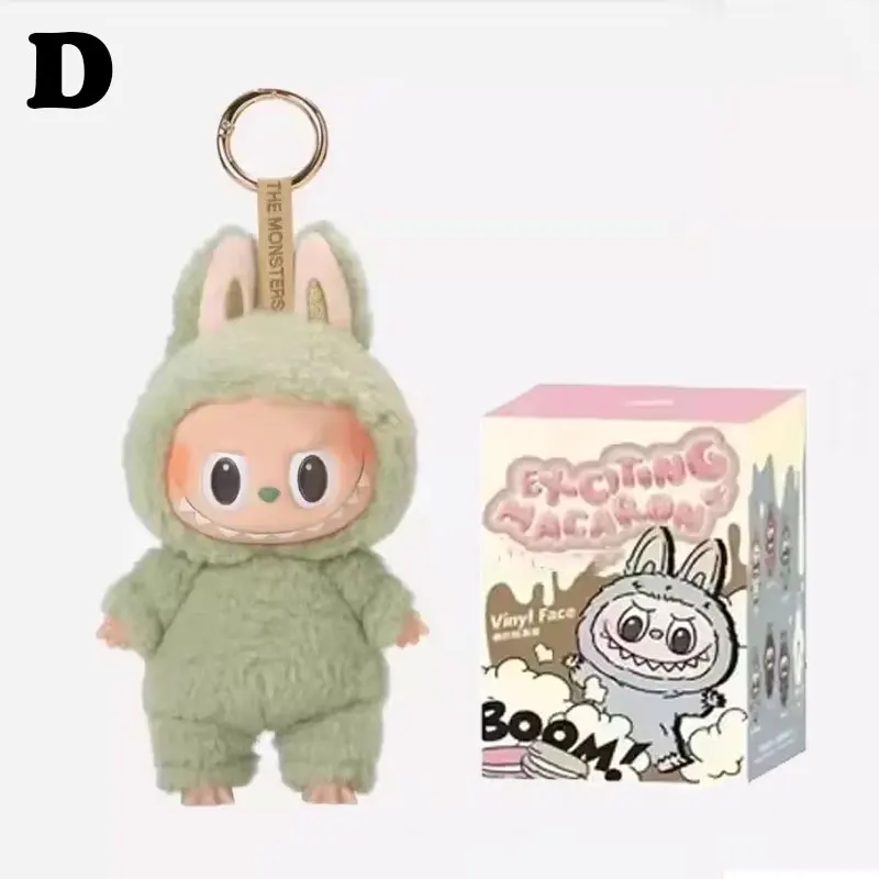 For New The Monster Labubu 3V Blind Box Series PVC Labubu Macaron Pendant Doll Monster Keychain Birthday Holiday For Kids Gift For New The Monster Labubu 3V Blind Box Series PVC Labubu Macaron Pendant Doll Monster Keychain Birthday Holiday For Kids Gift
