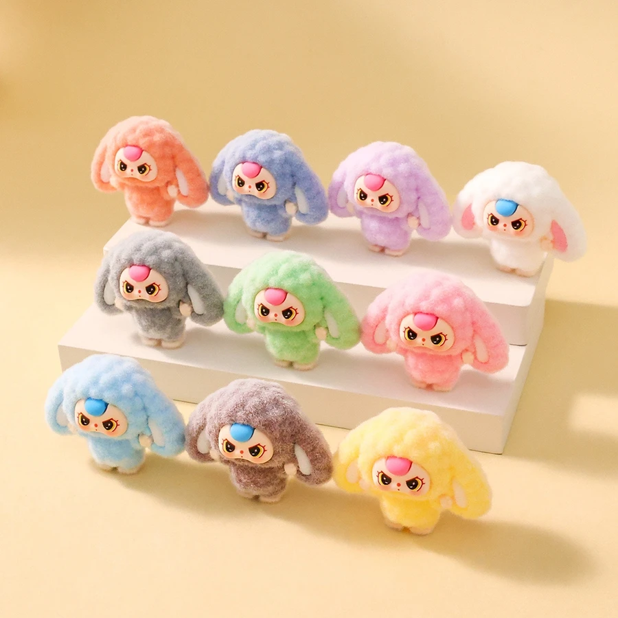 1/9PCS 4cm Cartoon Labubu Series Mini Flocking Exquisite Cute Doll Gift Diy Pendant Accessories Decoration Kawaii Toys Gifts 1/9PCS 4cm Cartoon Labubu Series Mini Flocking Exquisite Cute Doll Gift Diy Pendant Accessories Decoration Kawaii Toys Gifts