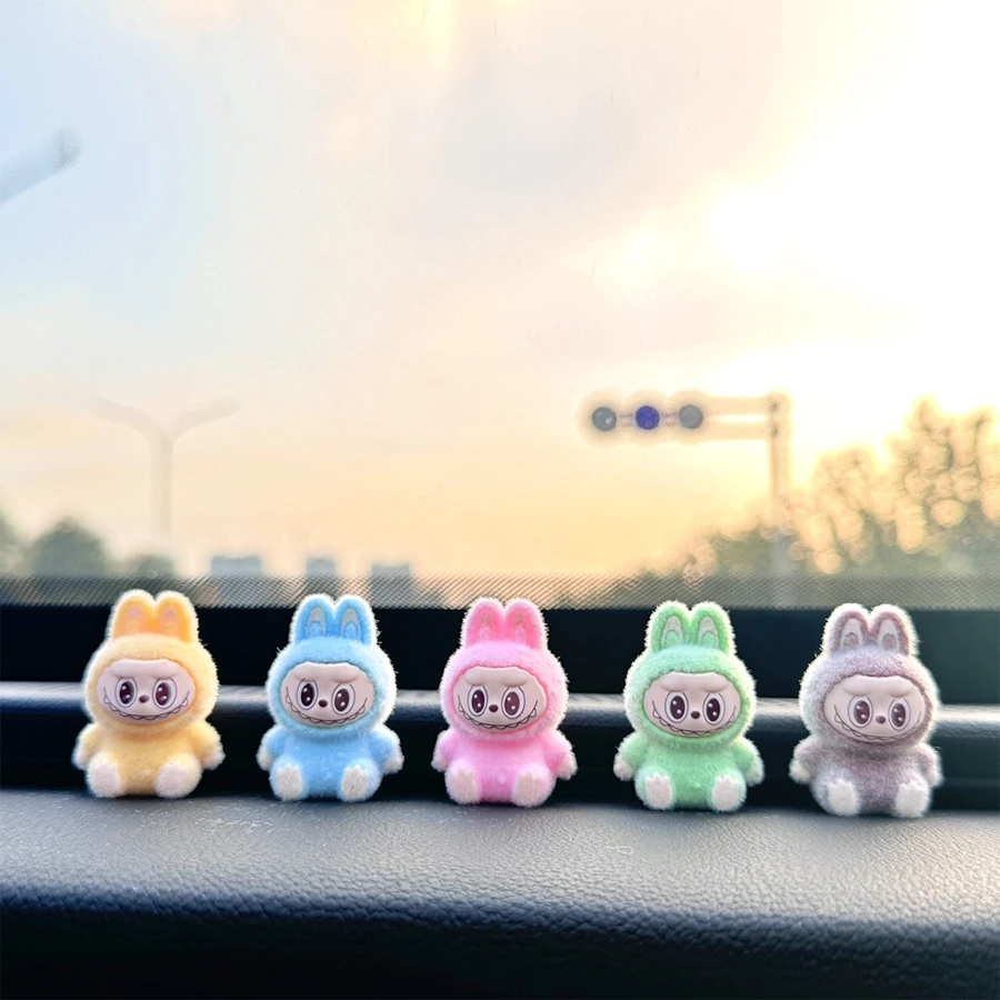 1/9PCS 4cm Cartoon Labubu Series Mini Flocking Exquisite Cute Doll Gift Diy Pendant Accessories Decoration Kawaii Toys Gifts 1/9PCS 4cm Cartoon Labubu Series Mini Flocking Exquisite Cute Doll Gift Diy Pendant Accessories Decoration Kawaii Toys Gifts