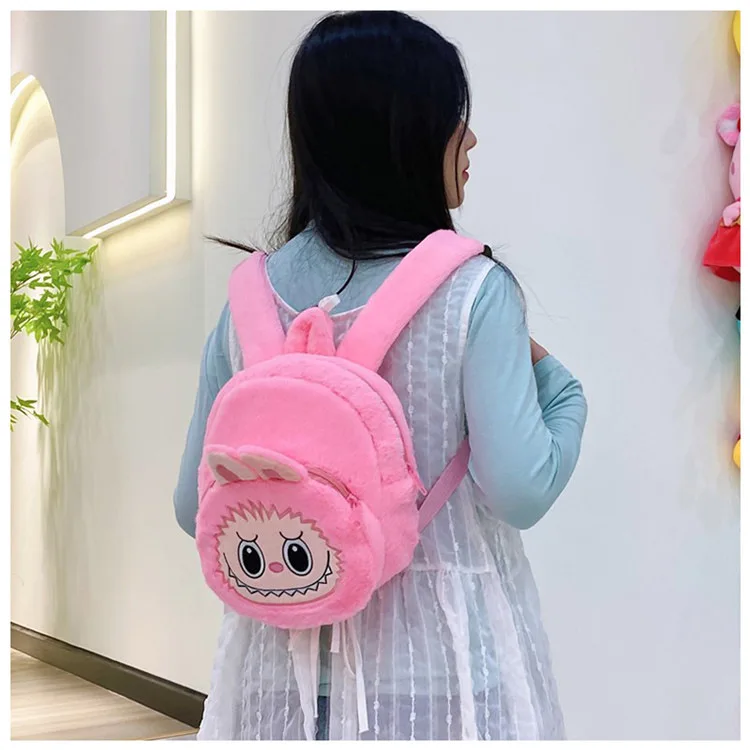 2024 Labubu Bakcpack for Girls Kids Cute Cartoon Plush Doll Bag Student Kawaii Backpack Outdoor Travel Bag 2024 Labubu Bakcpack for Girls Kids Cute Cartoon Plush Doll Bag Student Kawaii Backpack Outdoor Travel Bag
