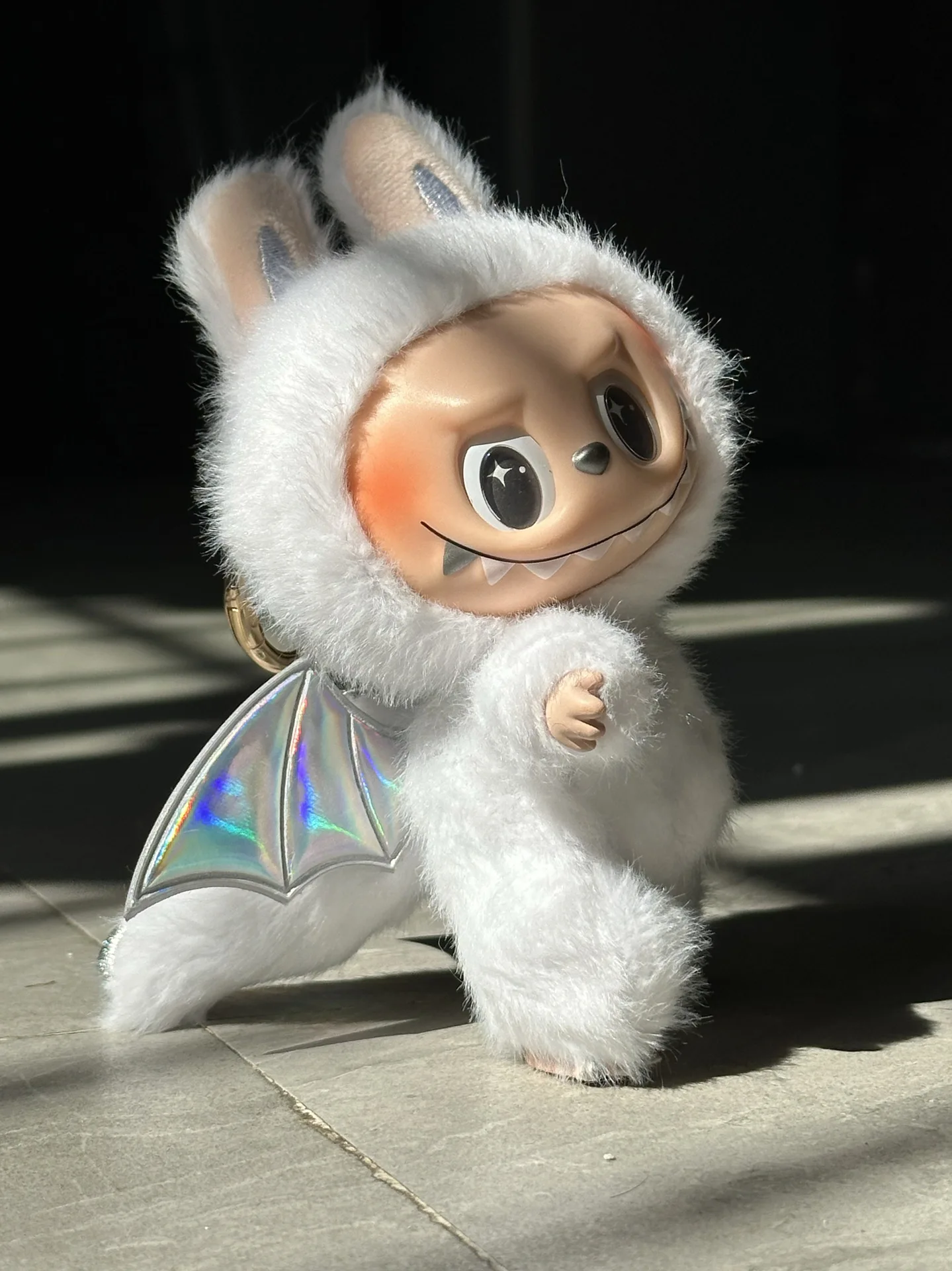 Hot High Quality Labubu Angel zimomo themonsters cartoon cute anime action figures desktop decorations Christmas gifts