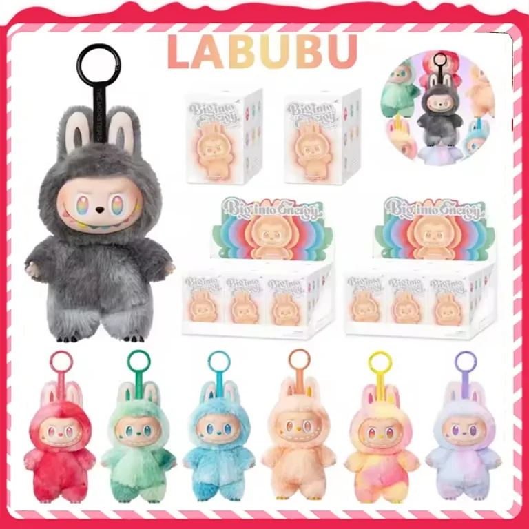 For Blind Box New Labubu V3 The Monsters Big Into Energy Series Vinyl Face  Cute Labubu Fashion Pendant Decor Toys Surprise Gift
