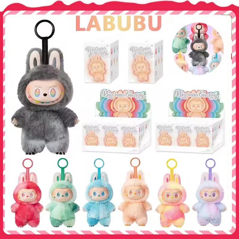 2025 New Labubu V3 The Monsters Big Into Energy Series Vinyl Pendant Blind Box Kawaii Figure Face Doll Keychain Decor Gift