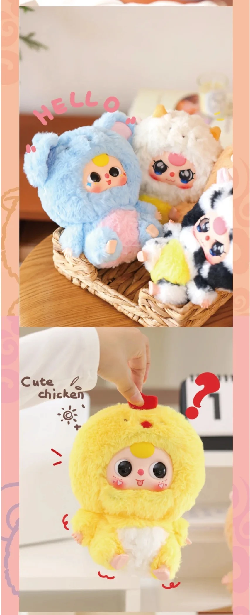 Baby Three Doll Mystery Box Zodiac Series Trendy Toy Ornament Creative Cute Doll Guess Blind Box Girl Birthday Christmas Gift Baby Three Doll Mystery Box Zodiac Series Trendy Toy Ornament Creative Cute Doll Guess Blind Box Girl Birthday Christmas Gift