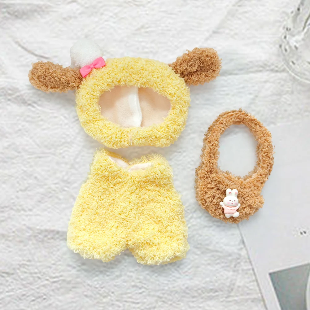 For Labubu V1 V2 Idol Cute Doll Clothes Fashion Sweater Outfit Accessories Sitting Party Pink White Striped Sweater Cup Clothing For Labubu V1 V2 Idol Cute Doll Clothes Fashion Sweater Outfit Accessories Sitting Party Pink White Striped Sweater Cup Clothing