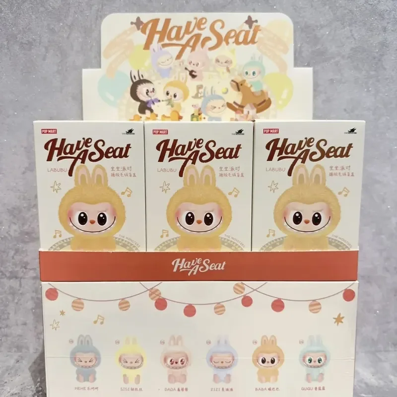 Hot The Monsters Have A Seat Series Labubu Vinyl Plush Doll Blind Box Toy Action Figure Anime Model Mystery Box Gift Collection Hot The Monsters Have A Seat Series Labubu Vinyl Plush Doll Blind Box Toy Action Figure Anime Model Mystery Box Gift Collection