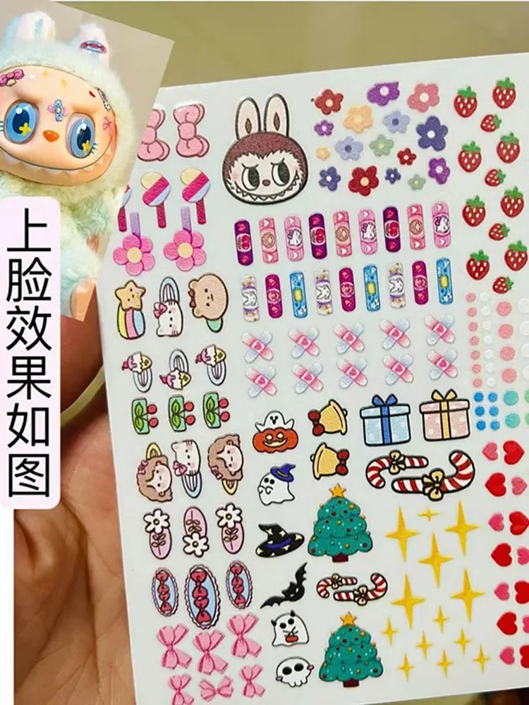 17cm Labubu V1v2 Custom Gorgeous And Exquisite Eye Stickers Eyelash Stickers Vinyl Dolls Makeup Diy Tools Accessories 17cm Labubu V1v2 Custom Gorgeous And Exquisite Eye Stickers Eyelash Stickers Vinyl Dolls Makeup Diy Tools Accessories