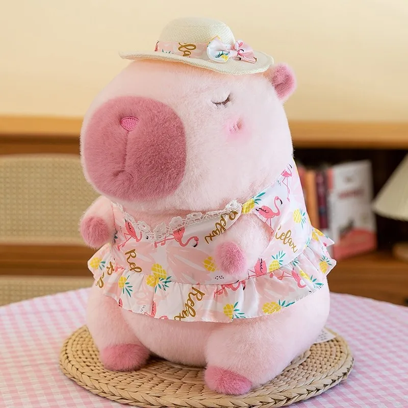 New 21cm Capybara Plush Toy Simulation Capibara Anime Fluffty Toy Cute Soft Stuffed Animals Doll Plush Christmas Gifts for Kids New 21cm Capybara Plush Toy Simulation Capibara Anime Fluffty Toy Cute Soft Stuffed Animals Doll Plush Christmas Gifts for Kids