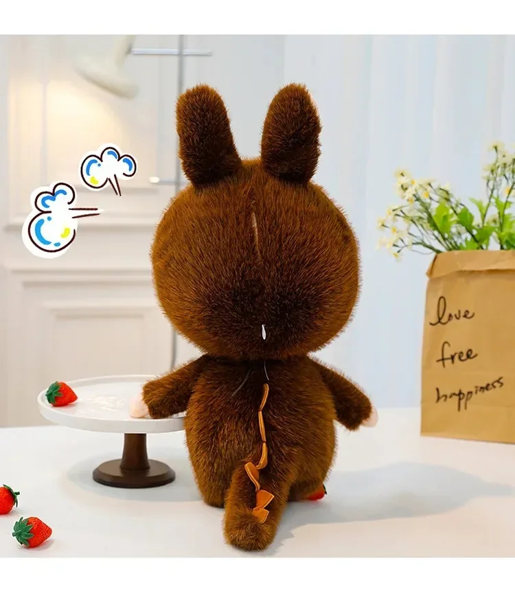 2025 Labubu Cartoon Ragdoll Plush Toys Mink Fur Cute Rabbit Ragdoll Accompany Sleep Plush Toy Pillow Children'S Christmas Gift