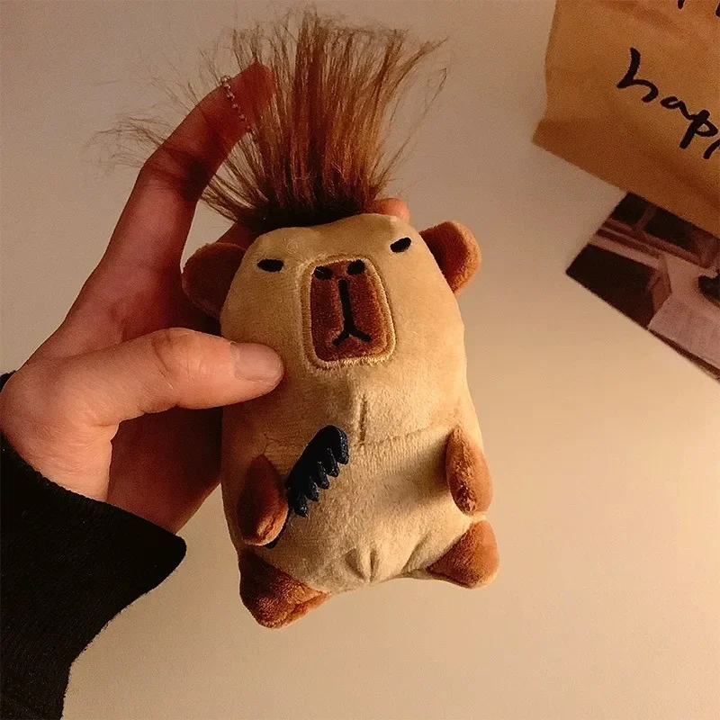 1-20PCS Kawaii Keychain Plush Pendant Explosive Kapybara Plush Pendant Keychain Toys Bag Pendant Doll Car Decoration Doll 1-20PCS Kawaii Keychain Plush Pendant Explosive Kapybara Plush Pendant Keychain Toys Bag Pendant Doll Car Decoration Doll