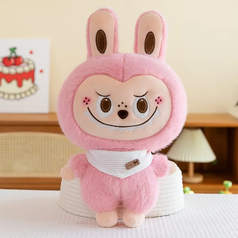 85cm Big Size Labubu Funny Cartoon Anime Plush Stuffed Doll Room Plushies Pillow Kawai Ornaments Children's Holiday Gifts