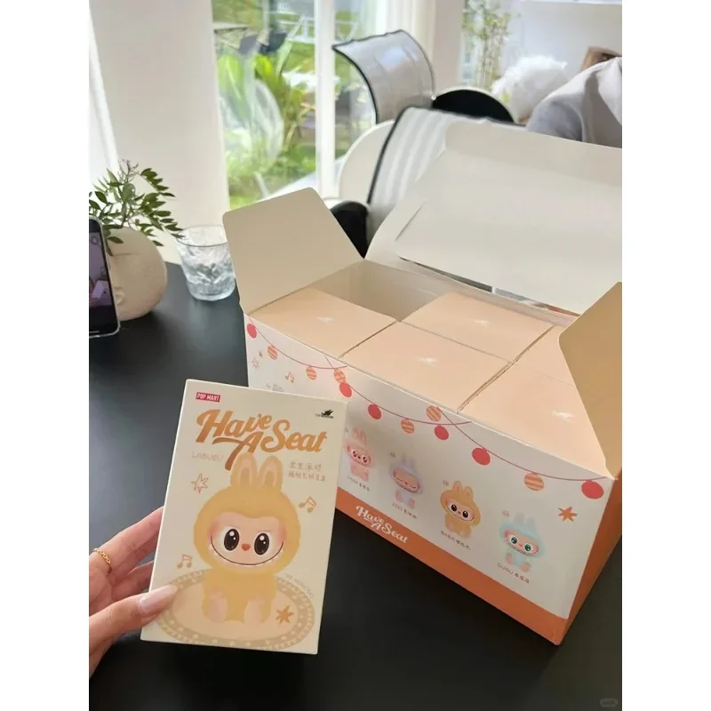 Labubu Authentic Sitting Banquet Vinyl Face 2.0 Series Pendant Doll Home Decoration Keychain Series Model Children's Toy Gift Labubu Authentic Sitting Banquet Vinyl Face 2.0 Series Pendant Doll Home Decoration Keychain Series Model Children's Toy Gift