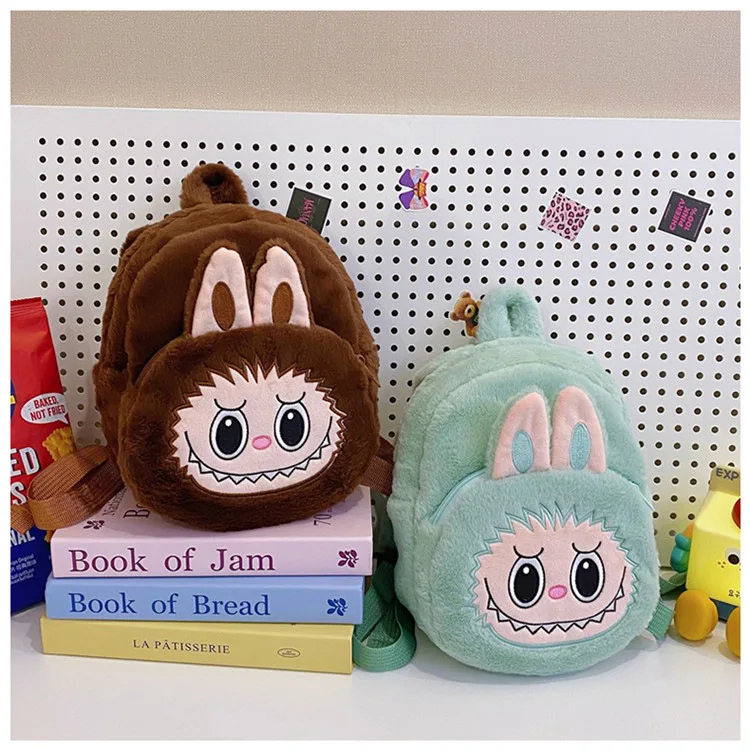 2024 Labubu Bakcpack for Girls Kids Cute Cartoon Plush Doll Bag Student Kawaii Backpack Outdoor Travel Bag 2024 Labubu Bakcpack for Girls Kids Cute Cartoon Plush Doll Bag Student Kawaii Backpack Outdoor Travel Bag