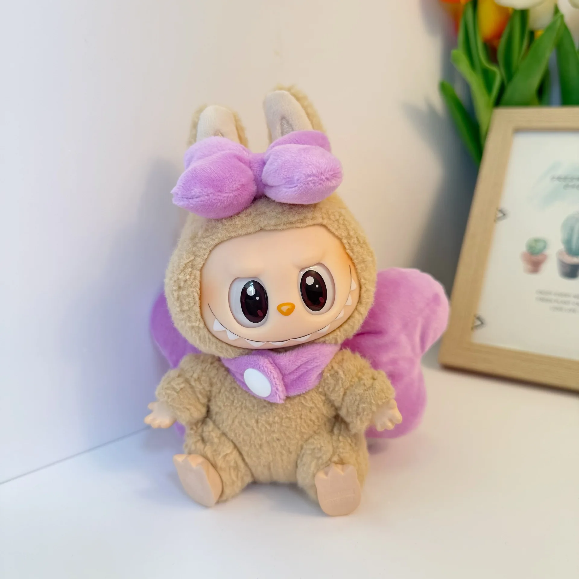 Labubu 3.0 Big Into Energy Doll Decoration Accessories Bow for 17cm Ropa Labubu Clothes Replacement Labubu 3.0 Big Into Energy Doll Decoration Accessories Bow for 17cm Ropa Labubu Clothes Replacement