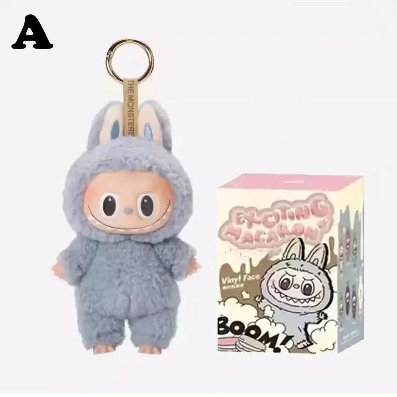 For New The Monster Labubu 3V Blind Box Series PVC Labubu Macaron Pendant Doll Monster Keychain Birthday Holiday For Kids Gift For New The Monster Labubu 3V Blind Box Series PVC Labubu Macaron Pendant Doll Monster Keychain Birthday Holiday For Kids Gift