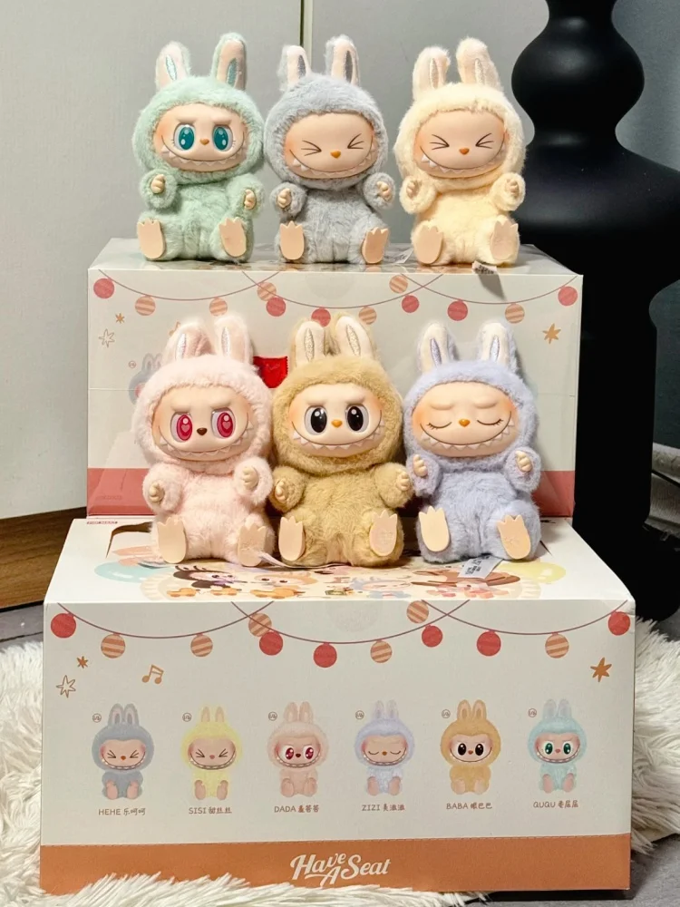 Hot The Monsters Have A Seat Series Labubu Vinyl Plush Doll Blind Box Toy Action Figure Anime Model Mystery Box Gift Collection Hot The Monsters Have A Seat Series Labubu Vinyl Plush Doll Blind Box Toy Action Figure Anime Model Mystery Box Gift Collection