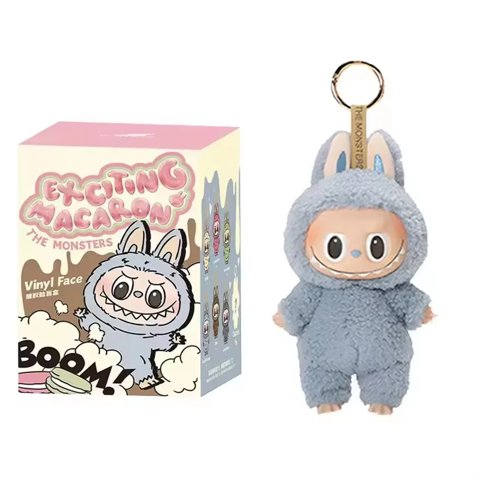 High Quality Macaron For Labubu V3 The Monsters Big Into Energy Series Blind Box Vinyl Plush Doll Pendant Gradient Color Gift