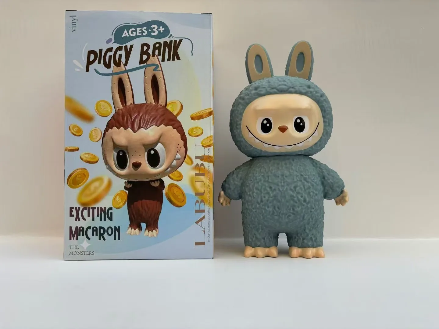 Cute Monster Labubu Piggy Bank Figurine Model Ornament For Children And Students Labubu Coin Piggy Bank Doll Decoration Kid Gift Cute Monster Labubu Piggy Bank Figurine Model Ornament For Children And Students Labubu Coin Piggy Bank Doll Decoration Kid Gift
