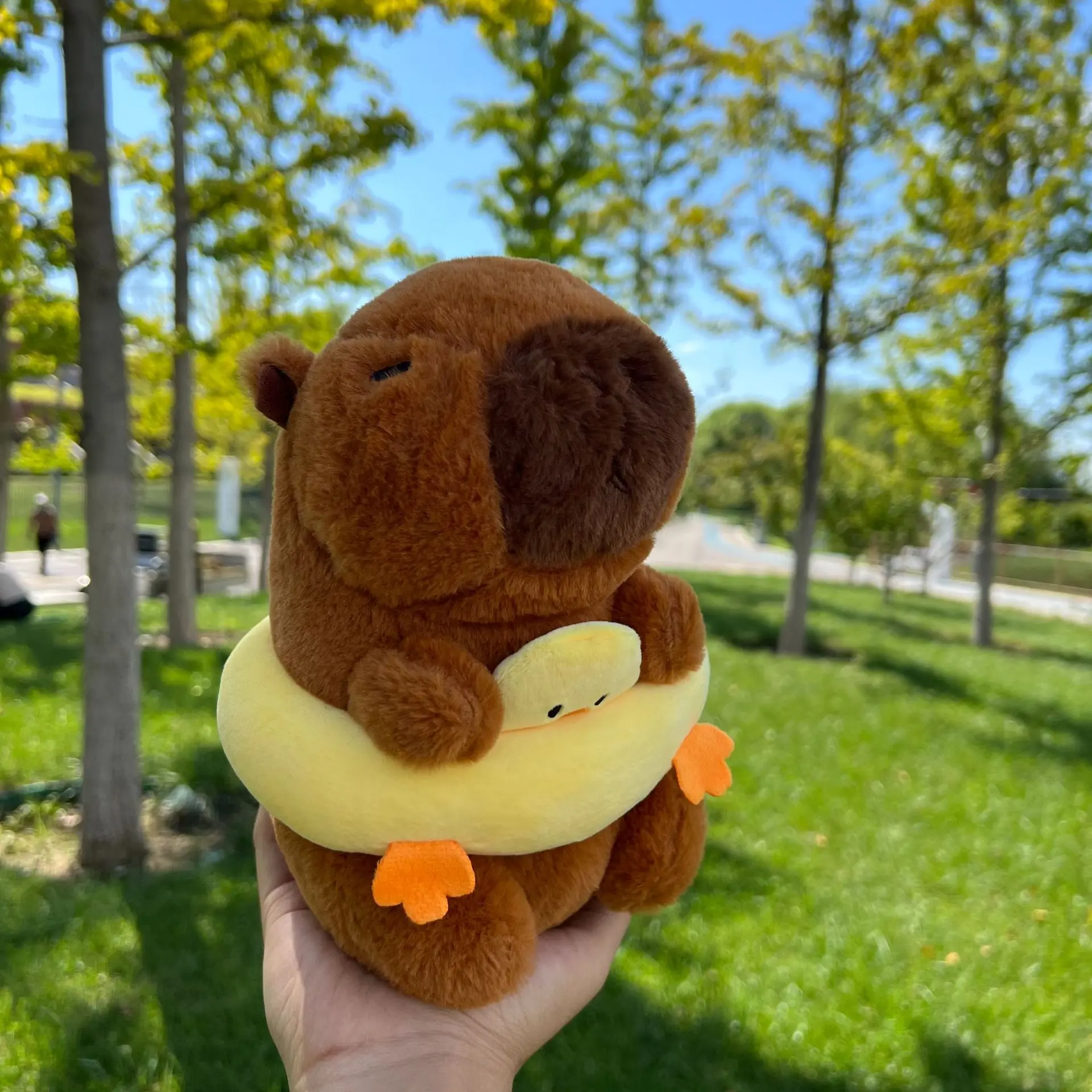 New 21cm Capybara Plush Toy Simulation Capibara Anime Fluffty Toy Cute Soft Stuffed Animals Doll Plush Christmas Gifts for Kids New 21cm Capybara Plush Toy Simulation Capibara Anime Fluffty Toy Cute Soft Stuffed Animals Doll Plush Christmas Gifts for Kids