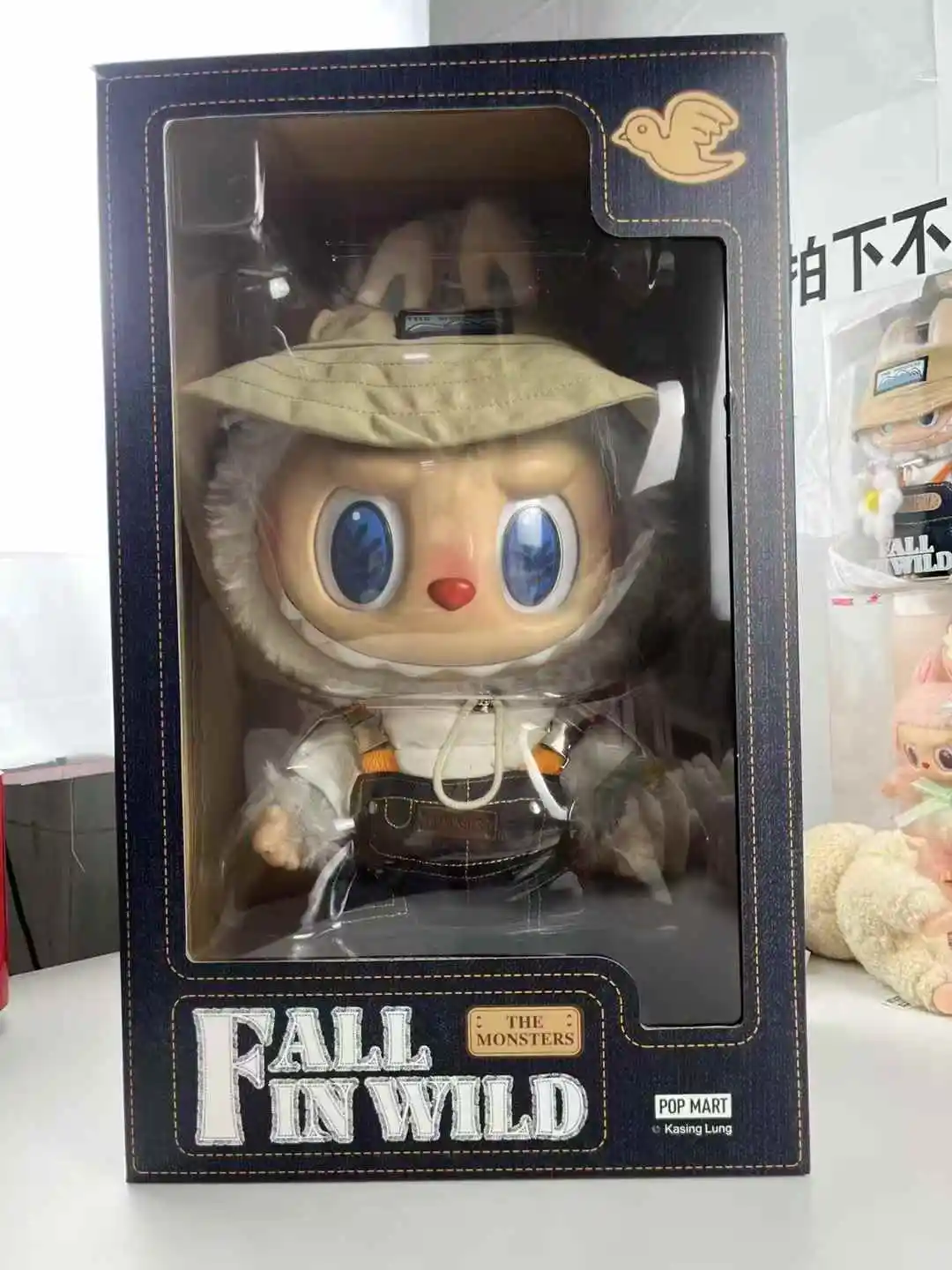 Popmart The Monsters 40cm Big baby Fall In Wild Spring Wild Home Series Glue Dolls Labubu Dolls Decoration Gifts Replica 1:1 Popmart The Monsters 40cm Big baby Fall In Wild Spring Wild Home Series Glue Dolls Labubu Dolls Decoration Gifts Replica 1:1
