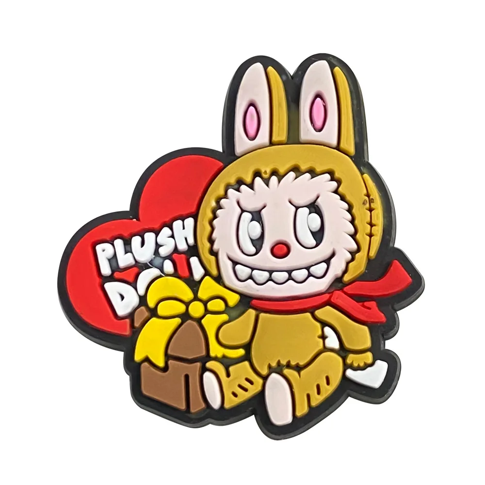 10pcs Labubu Shoe Flower Buckle for Men Women Anime Cartoon Cute Applique Boys Girls Shoes DIY Decorative Products Patch Toys 10pcs Labubu Shoe Flower Buckle for Men Women Anime Cartoon Cute Applique Boys Girls Shoes DIY Decorative Products Patch Toys
