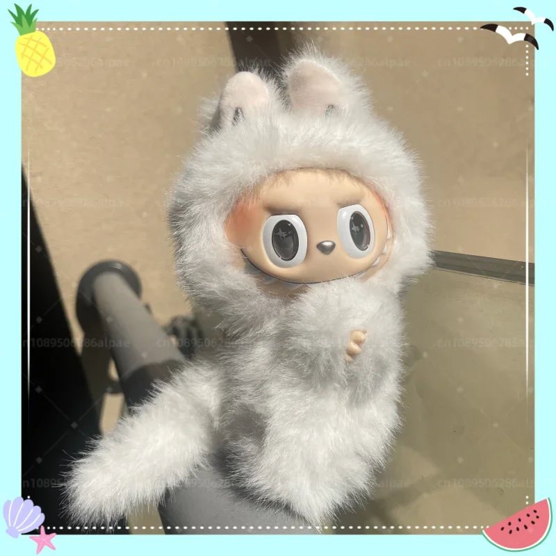 2025 Hot Selling Labubu Pink Luck Change Handmade Modification Cute Doll Replica Desktop Decoration Trendy Decor Holiday Gifts 2025 Hot Selling Labubu Pink Luck Change Handmade Modification Cute Doll Replica Desktop Decoration Trendy Decor Holiday Gifts