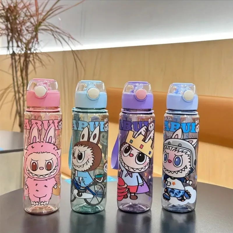 BPA-Free Visually Appealing Cartoon Water Bottle with Straw - Leak-Proof, Portable for Outdoor Sports, Fitness, Travel BPA-Free Visually Appealing Cartoon Water Bottle with Straw - Leak-Proof, Portable for Outdoor Sports, Fitness, Travel
