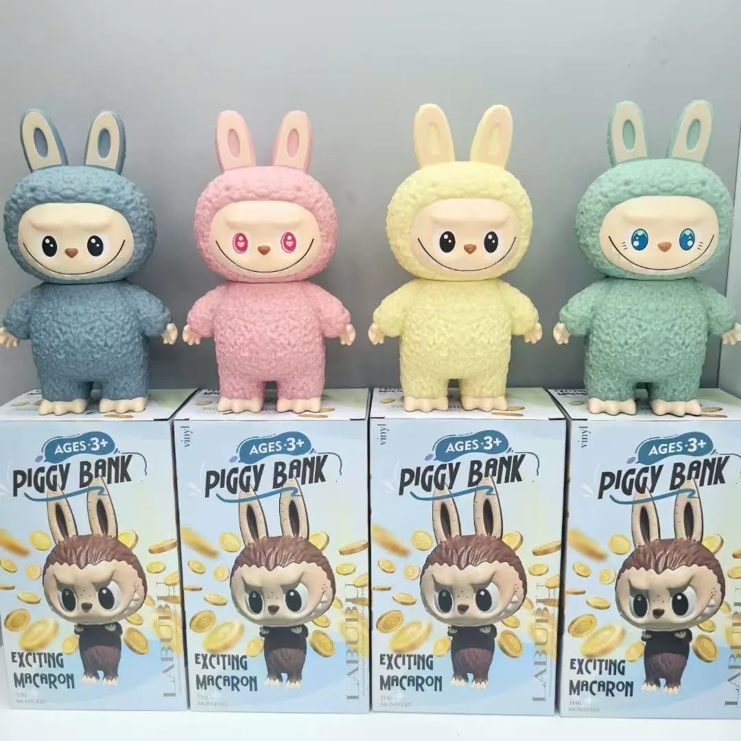 Cute Monster Labubu Piggy Bank Figurine Model Ornament For Children And Students Labubu Coin Piggy Bank Doll Decoration Kid Gift Cute Monster Labubu Piggy Bank Figurine Model Ornament For Children And Students Labubu Coin Piggy Bank Doll Decoration Kid Gift