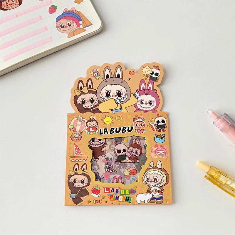 Cartoon Labubu Series Sticker 5pcs Cute Waterproof Sticker Creative Handbook Material Stickers Labubu Stickers for Children Cartoon Labubu Series Sticker 5pcs Cute Waterproof Sticker Creative Handbook Material Stickers Labubu Stickers for Children