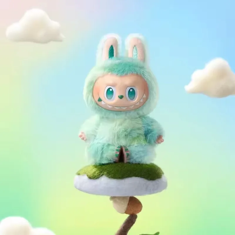 High Quality Macaron For Labubu V3 The Monsters Big Into Energy Series Blind Box Vinyl Plush Doll Pendant Gradient Color Gift