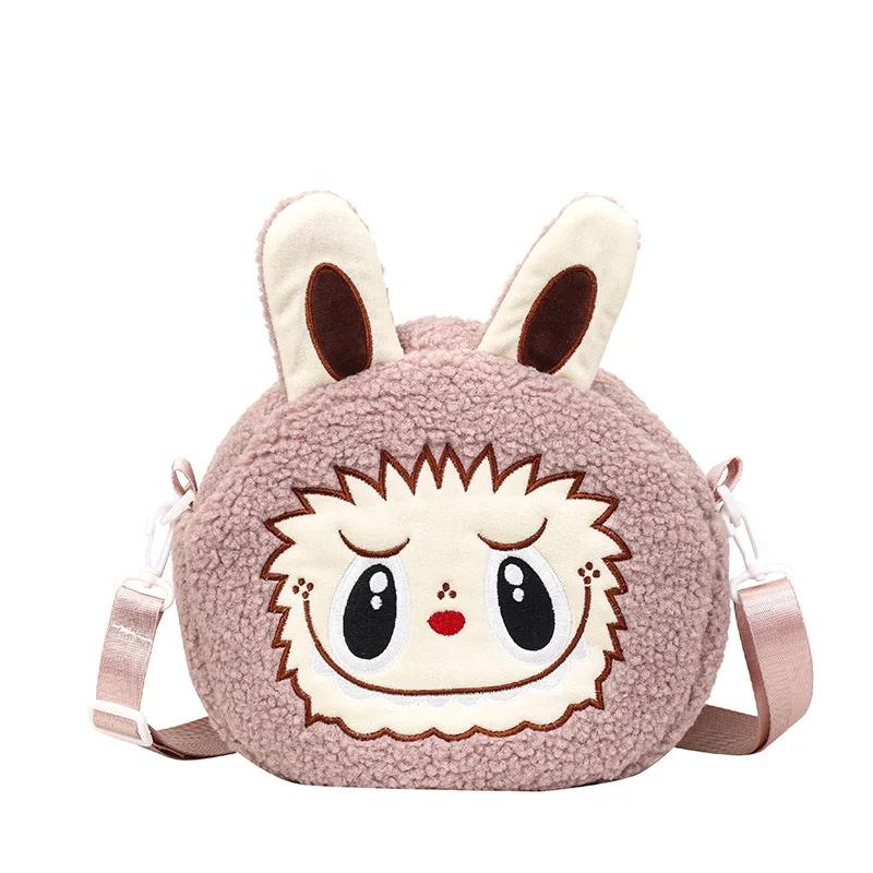 Labu Crossbody Bag Cartoon Backpack Doll Change Plush Bag Children'S Backpack Cartoon Bag Shoulder Bag Handbag Girl Gift Labu Crossbody Bag Cartoon Backpack Doll Change Plush Bag Children'S Backpack Cartoon Bag Shoulder Bag Handbag Girl Gift