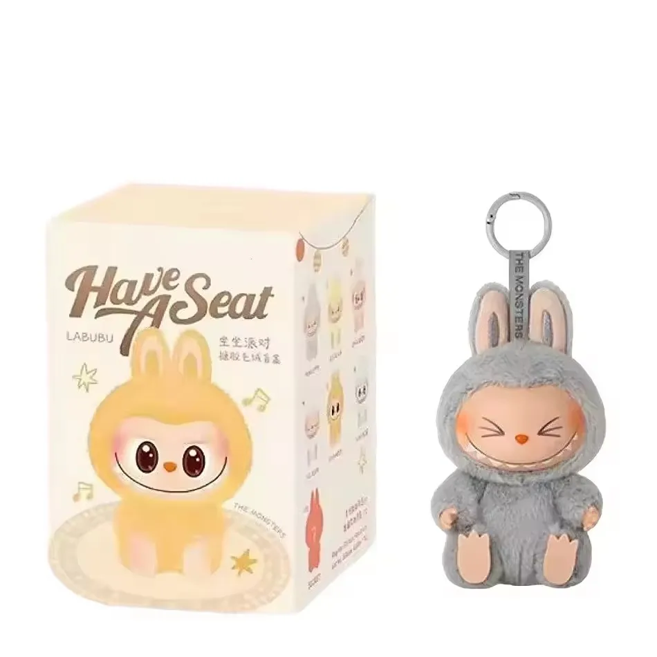 High Quality Macaron For Labubu V3 The Monsters Big Into Energy Series Blind Box Vinyl Plush Doll Pendant Gradient Color Gift