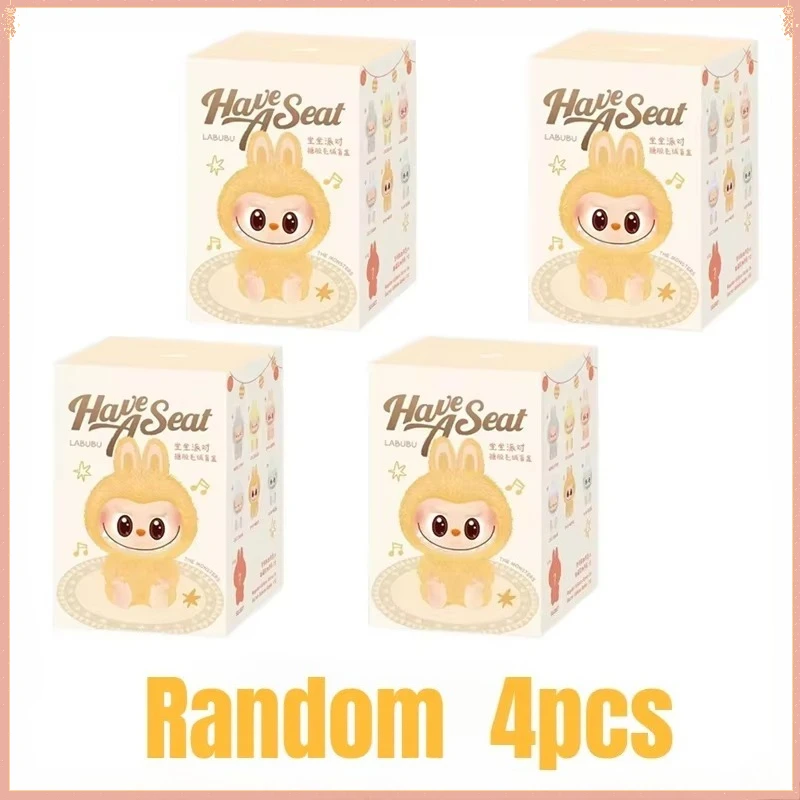 High Quality Macaron The Monsters Labubu Sitting Party Vinyl Plush Blind Box Decorative Surprise Box Doll Collection Gift High Quality Macaron The Monsters Labubu Sitting Party Vinyl Plush Blind Box Decorative Surprise Box Doll Collection Gift
