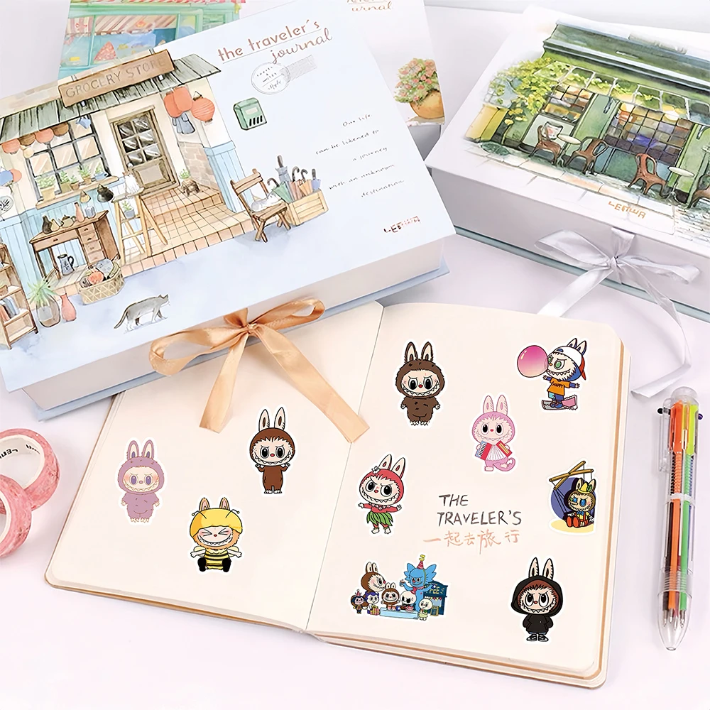 10/30/50/100pcs Cute Cartoon LABUBU Stickers Kawaii Doll Sticker Kid Toy Gift DIY Notebook Suitcase Phone Laptop Graffiti Decals 10/30/50/100pcs Cute Cartoon LABUBU Stickers Kawaii Doll Sticker Kid Toy Gift DIY Notebook Suitcase Phone Laptop Graffiti Decals