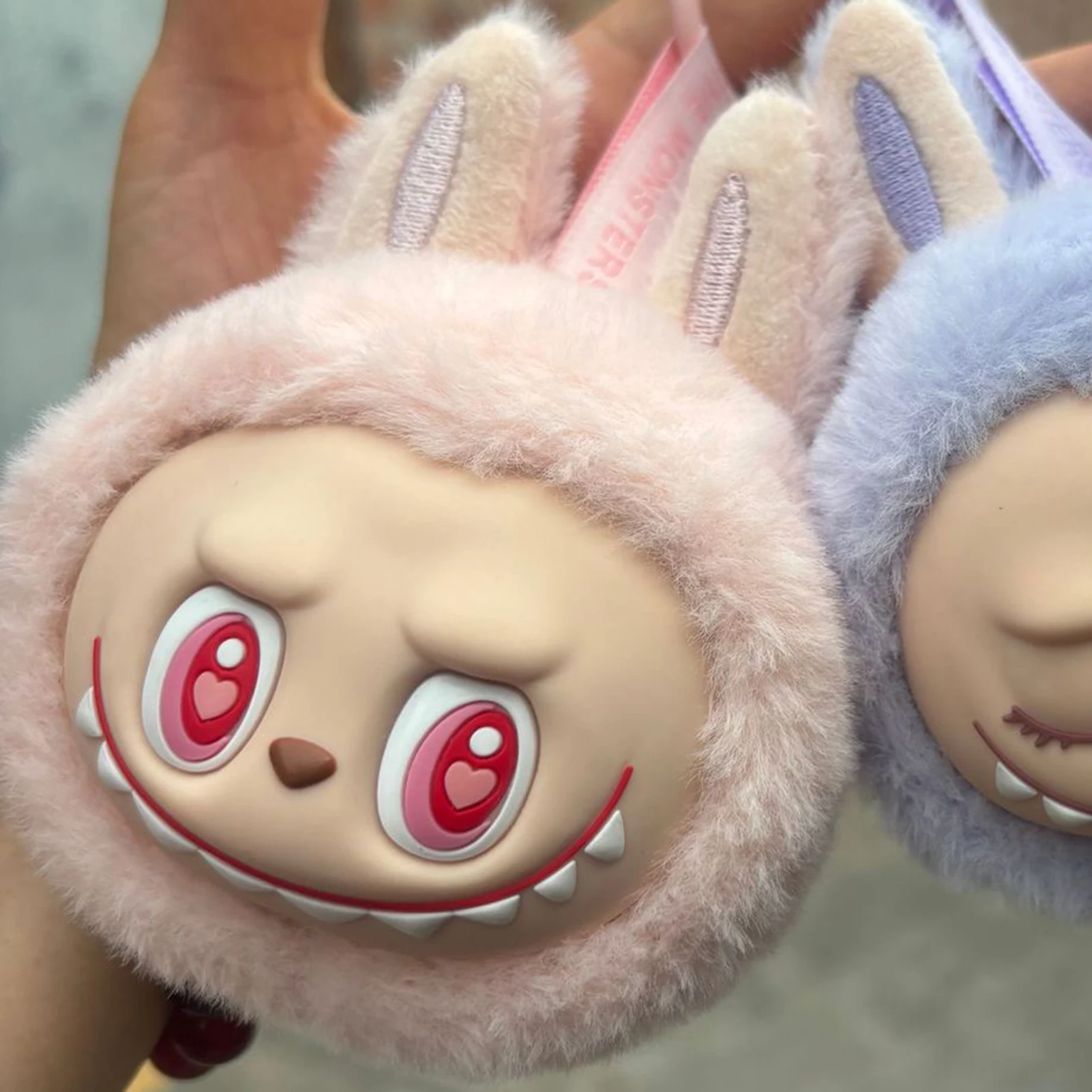 Labubu 2nd Generation Series Multi Color Cute Doll Head Plush Toy Backpack Pendant Keychain Anime Peripheral Mysterious Box Gift