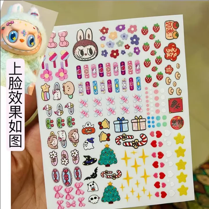 17cm Labubu V1v2 Custom Gorgeous And Exquisite Eye Stickers Eyelash Stickers Vinyl Dolls Makeup Diy Tools Accessories 17cm Labubu V1v2 Custom Gorgeous And Exquisite Eye Stickers Eyelash Stickers Vinyl Dolls Makeup Diy Tools Accessories